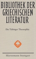 Cover: Die T&uuml;binger Theosophie - Hiersemann, A