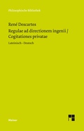 Cover: Regulae ad directionem ingenii. Cogitationes privatae - Meiner