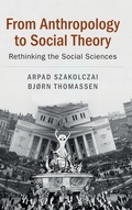 Cover: From Anthropology to Social Theory - Cambridge University Press
