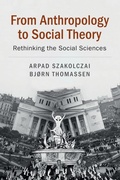 Cover: From Anthropology to Social Theory - Cambridge University Press