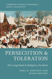 Enlarge image Cover: Persecution and Toleration - Cambridge University Press