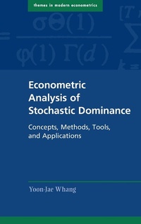Enlarge image Cover: Econometric Analysis of Stochastic Dominance - Cambridge University Press