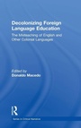 Cover: Decolonizing Foreign Language Education - Routledge