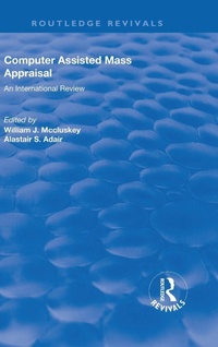Enlarge image Cover: Computer Assisted Mass Appraisal - Routledge