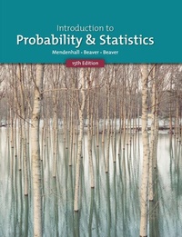Enlarge image Cover: Introduction to Probability and Statistics - CENGAGE Learning Custom Publishing