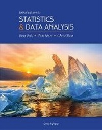 Enlarge image Cover: Introduction to Statistics and Data Analysis - Brooks/Cole