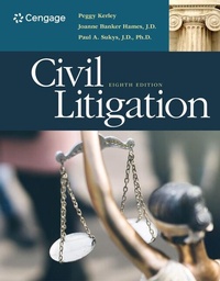 Abbildung von: Civil Litigation, Loose-Leaf Version - Delmar Cengage Learning
