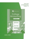 Cover: Study Guide with Working Papers for Heintz/Parry's College Accounting, Chapters 1- 9, 23rd - CENGAGE Learning Custom Publishing