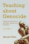 Cover: Teaching about Genocide: Insights and Advice from Secondary Teachers and Professors - Rowman & Littlefield Publishers