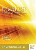 Cover: Taxation - incorporating the 2018 Finance Act (2018/19) 37th edition 2018 - Fiscal Publications