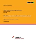 Cover: Whistleblowing im wirtschaftsstrafrechtlichen Kontext - GRIN Verlag