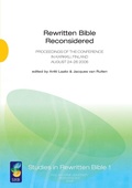 Cover: Rewritten Bible Reconsidered - Abo Akademi University Printing Press