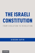 Cover: The Israeli Constitution - OUP eBook