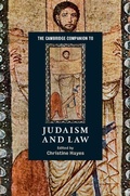 Cover: Cambridge Companion to Judaism and Law - Cambridge University Press