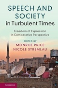 Cover: Speech and Society in Turbulent Times - Cambridge University Press