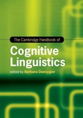 Cover: Cambridge Handbook of Cognitive Linguistics - Cambridge University Press
