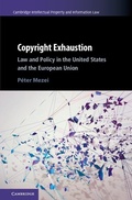 Cover: Copyright Exhaustion - Cambridge University Press