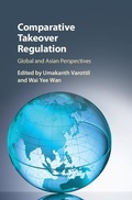 Cover: Comparative Takeover Regulation - Cambridge University Press
