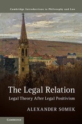 Cover: Legal Relation - Cambridge University Press