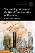 Cover: Sociology of Law and the Global Transformation of Democracy - Cambridge University Press