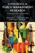 Cover: Experiments in Public Management Research - Cambridge University Press
