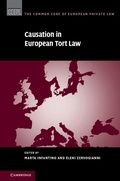 Cover: Causation in European Tort Law - Cambridge University Press
