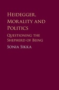 Cover: Heidegger, Morality and Politics - Cambridge University Press