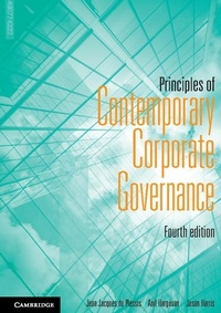 Enlarge image Cover: Principles of Contemporary Corporate Governance - Cambridge University Press
