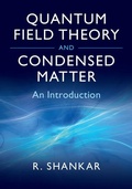 Cover: Quantum Field Theory and Condensed Matter - Cambridge University Press
