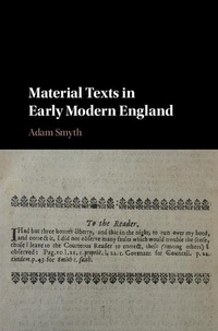 Enlarge image Cover: Material Texts in Early Modern England - Cambridge University Press