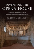Cover: Inventing the Opera House - Cambridge University Press