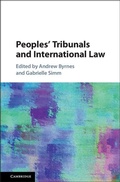 Cover: Peoples' Tribunals and International Law - Cambridge University Press