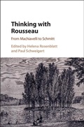 Cover: Thinking with Rousseau - Cambridge University Press