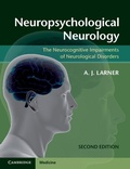 Cover: Neuropsychological Neurology - Cambridge University Press