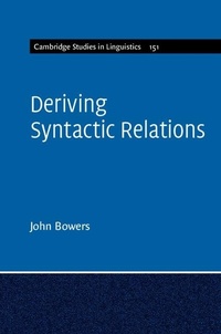 Enlarge image Cover: Deriving Syntactic Relations - Cambridge University Press