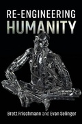 Cover: Re-Engineering Humanity - Cambridge University Press