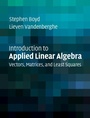 Cover: Introduction to Applied Linear Algebra - Cambridge University Press