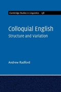 Cover: Colloquial English - Cambridge University Press