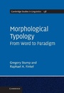 Cover: Morphological Typology - Cambridge University Press