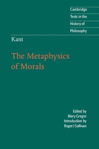 Enlarge image Cover: Kant: The Metaphysics of Morals - Cambridge University Press