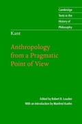 Cover: Kant: Anthropology from a Pragmatic Point of View - Cambridge University Press