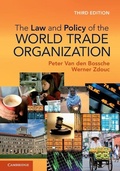 Cover: Law and Policy of the World Trade Organization - Cambridge University Press