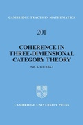 Cover: Coherence in Three-Dimensional Category Theory - Cambridge University Press