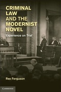 Cover: Criminal Law and the Modernist Novel - Cambridge University Press