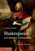 Cover: Shakespeare as Literary Dramatist - Cambridge University Press