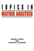 Cover: Topics in Matrix Analysis - Cambridge University Press