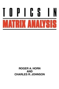 Enlarge image Cover: Topics in Matrix Analysis - Cambridge University Press