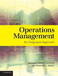 Enlarge image Cover: Operations Management - Cambridge University Press