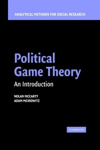 Enlarge image Cover: Political Game Theory - Cambridge University Press