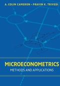 Cover: Microeconometrics - Cambridge University Press